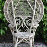 Peacock emmanuelle rattan armchair