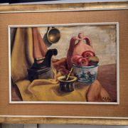 Still life oil painting by M.A. Rojo