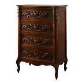 Commode en chêne de style Louis XV, France