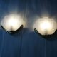 Pair of art deco style shell wall lights from the 60s/70s