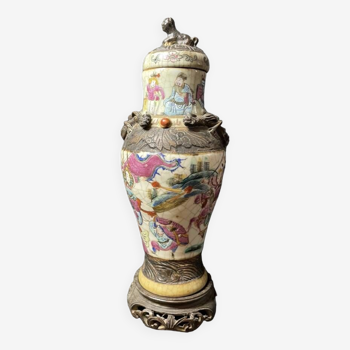 Vase couvert – Chine (Nankin) - XIXème