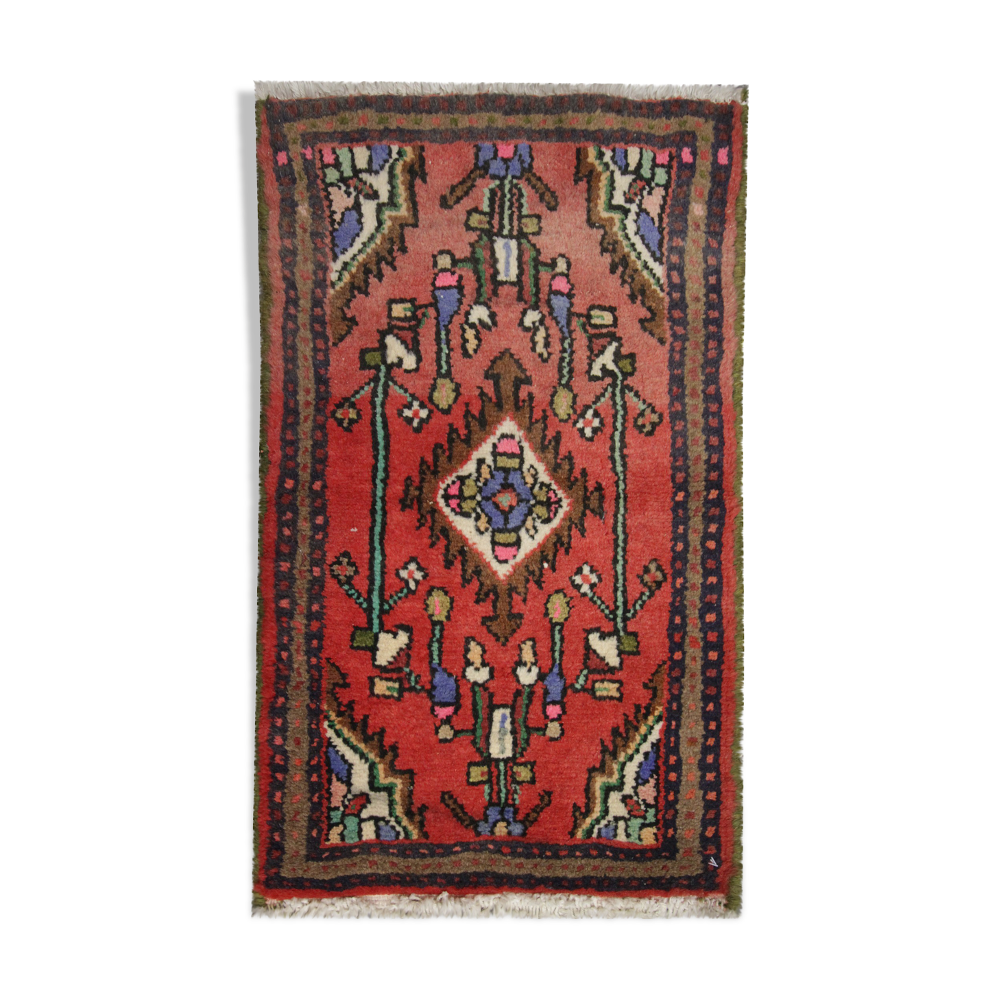 Tapis de laine persan 38x67cm