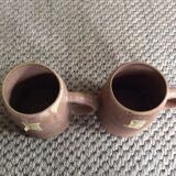 Série de 2 mugs en grès