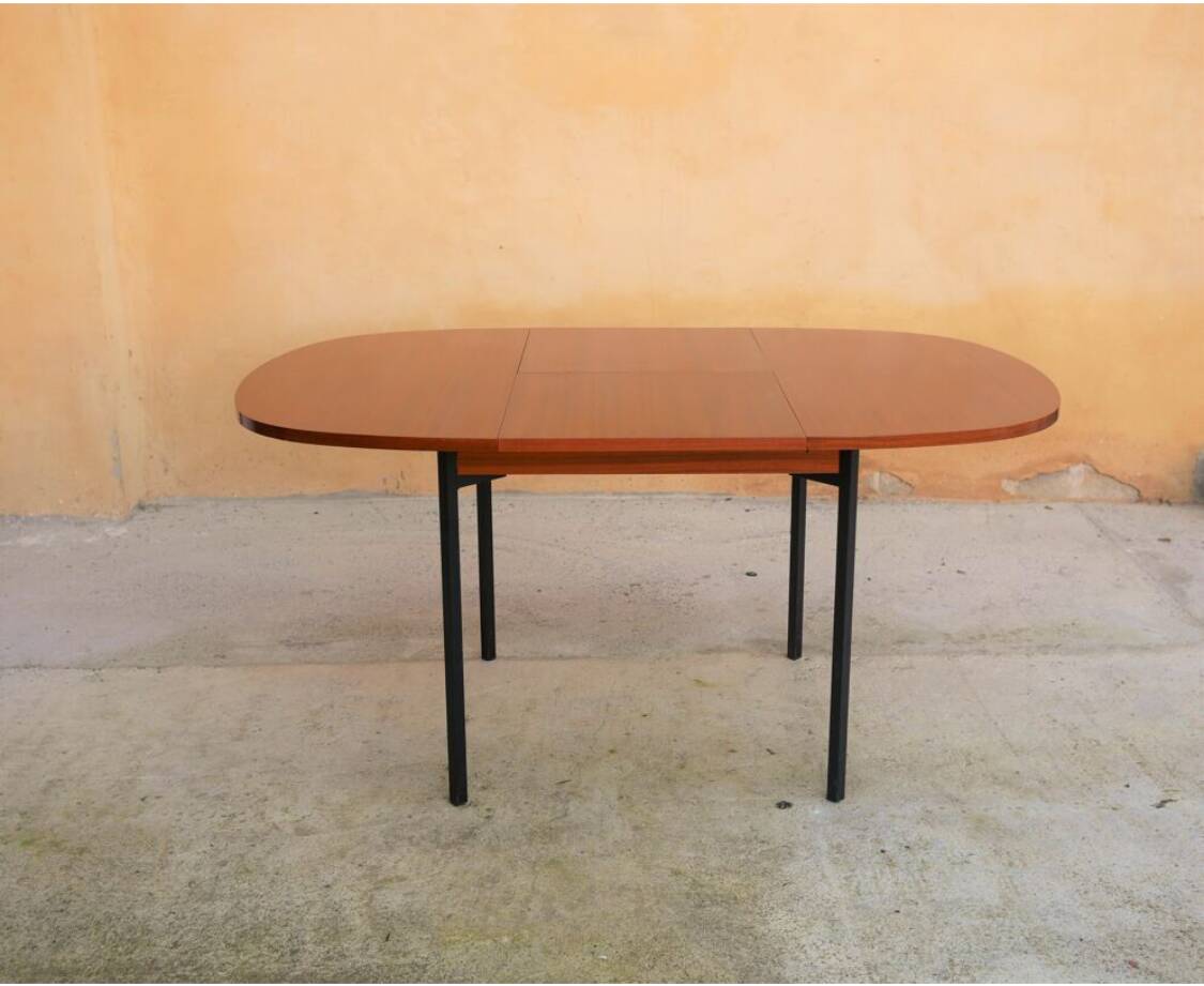 Vintage extendable dining table by Pierre Guariche