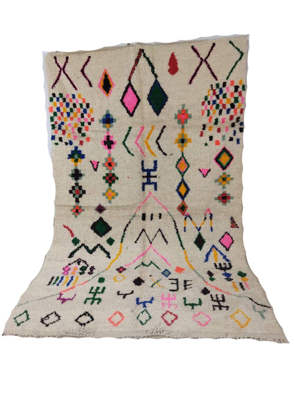 Handmade Moroccan Berber rug 303 X 192 CM