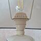 Hand-painted faience lamp – Desvres / Rouen style – artisan piece