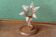 Vase soliflore en verre soufflé, forme de fleur