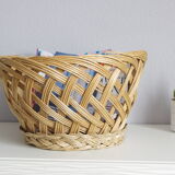 Basket or cache pot braided Wicker