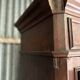 Old solid wood hosiery cabinet