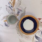 Limoges gold cups and saucers