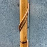 Vintage rattan floor lamp