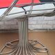 Metal chair by Gastone Rinaldi 1960 cushion piet mondrian very good and