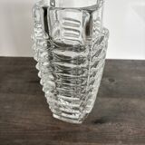 Brutalist vase František Vízner - Sklo Union Rosice (1963)