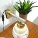 Design wandlampen Kamenicky Senov met melkglas kap vintage