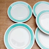 7 dessert plates Oxford 4970