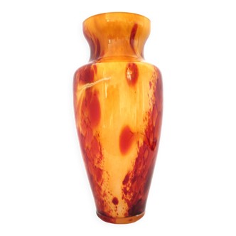 Vase vintage 20 cm de Haut Signé La Rochère Verrerie de Passavant-la-Rochère