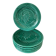 Vallauris - Set of 6 earthenware fish plates with green glaze