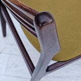 1970s, Danish design by Johannes Andersen, set of 3 dining chairs model 101, original condition.