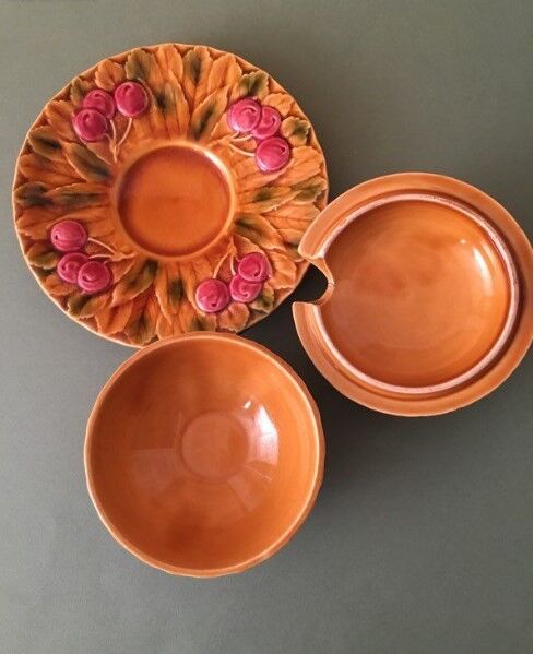 Jam in slip, Sarreguemines earthenware