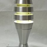 unknown aluminium "rocket" table lamp