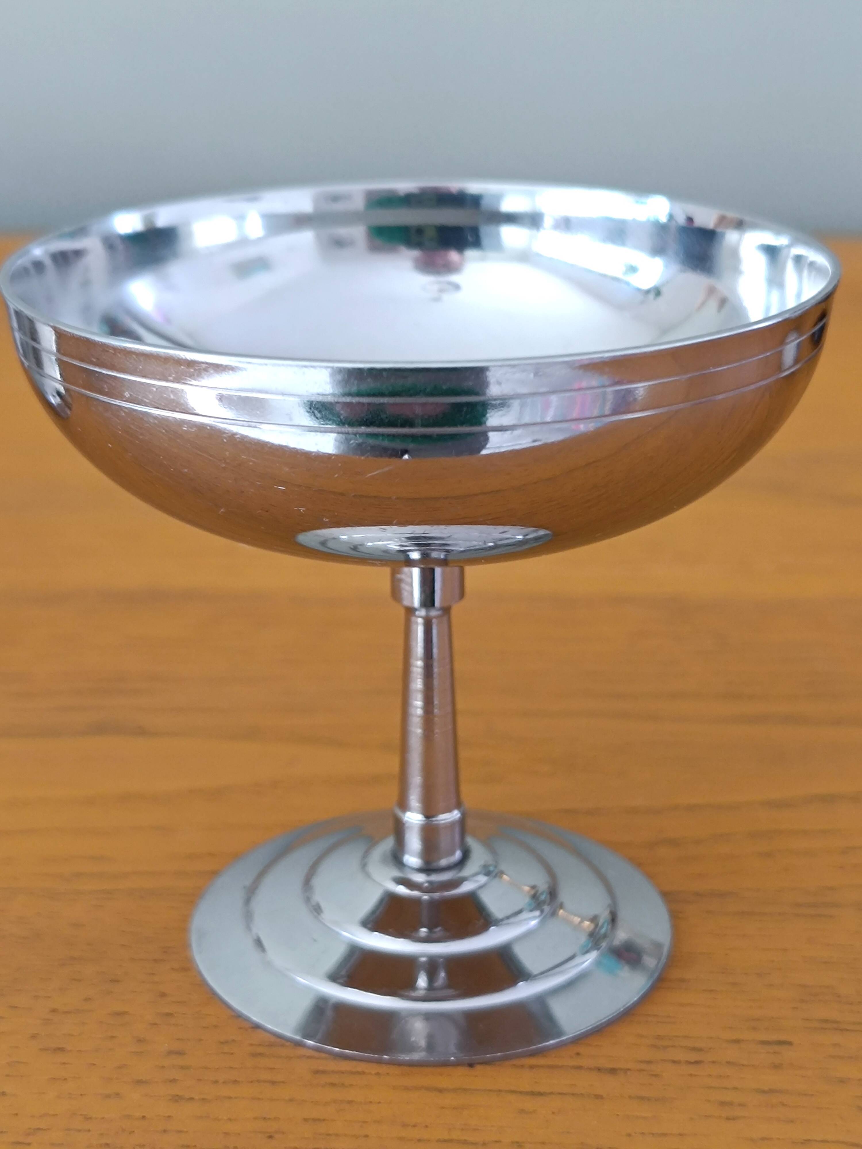 Rémy Letang stainless steel ice cream cups, set of 12
