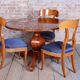 Biedermeier Cherrywood Chairs, Austria, 1820s, Set of 4