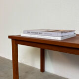 Vintage Danish bench with planter in teak