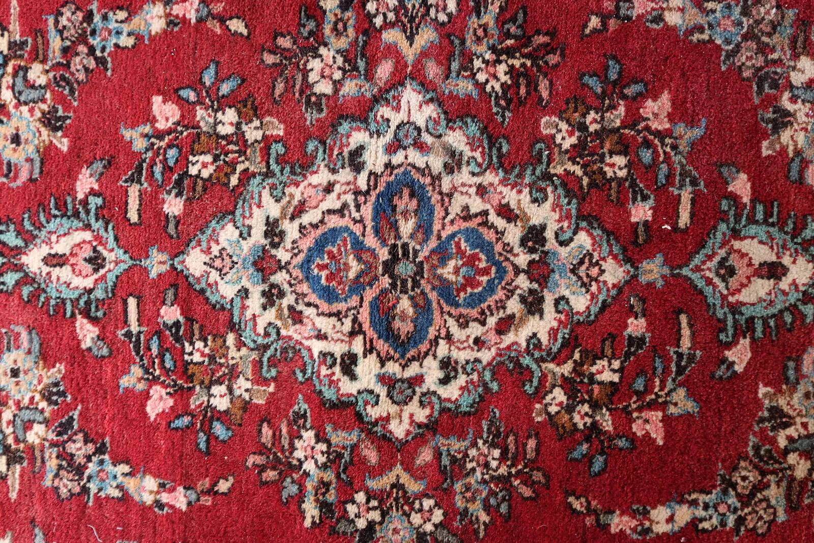 Handmade vintage Persian Malayer rug 127cm x 193cm, 1950s