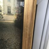 Golden mirror with sheet 151 x 103 cm