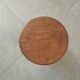 Antique oak stool, folk art