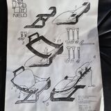 Kroken armchair design Ake Fribyter