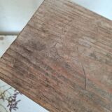 Mini wooden farmhouse bench