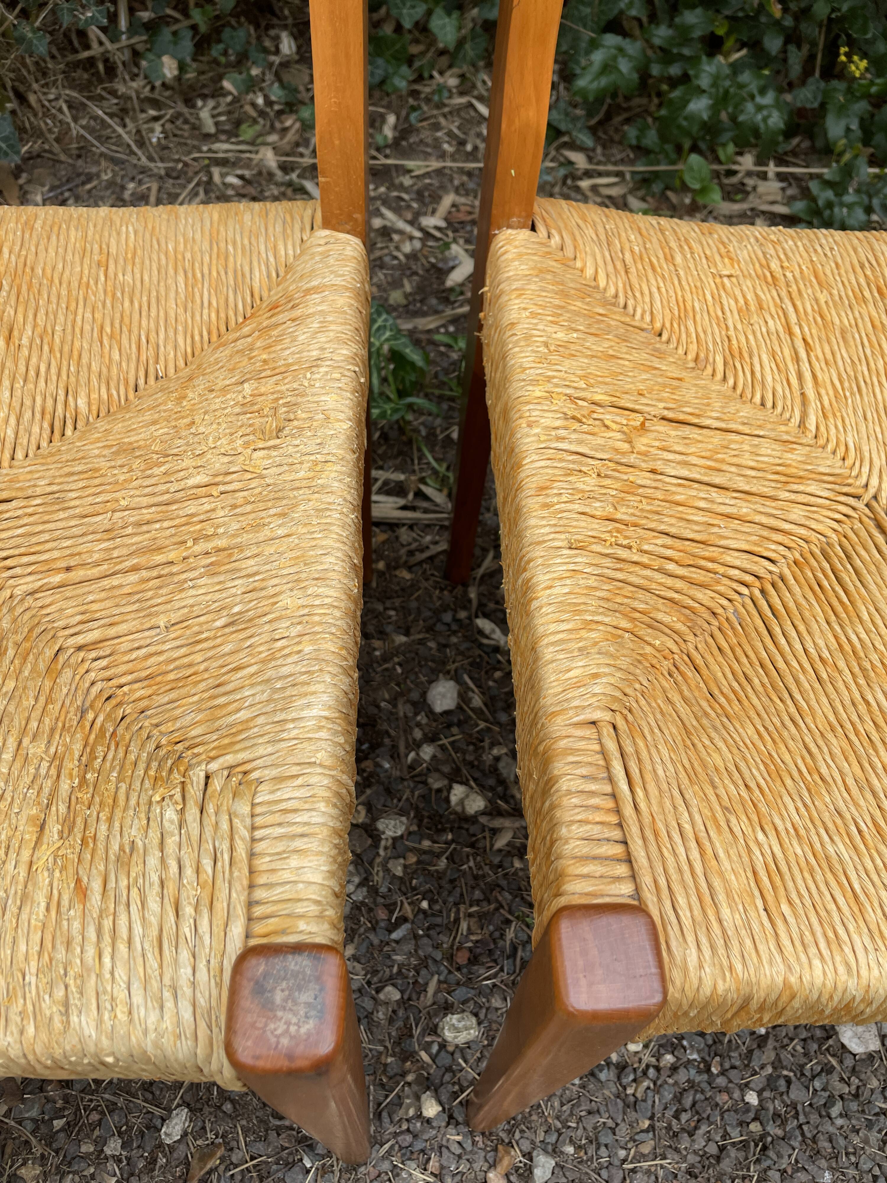 Set of 6 Vintage Scandinavian Chairs