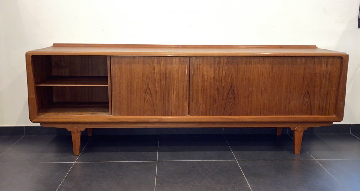 Enfilade scandinave Vamo Sonderborg en teck par Arne Vodder 1960