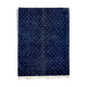Modern Moroccan carpet dark blue