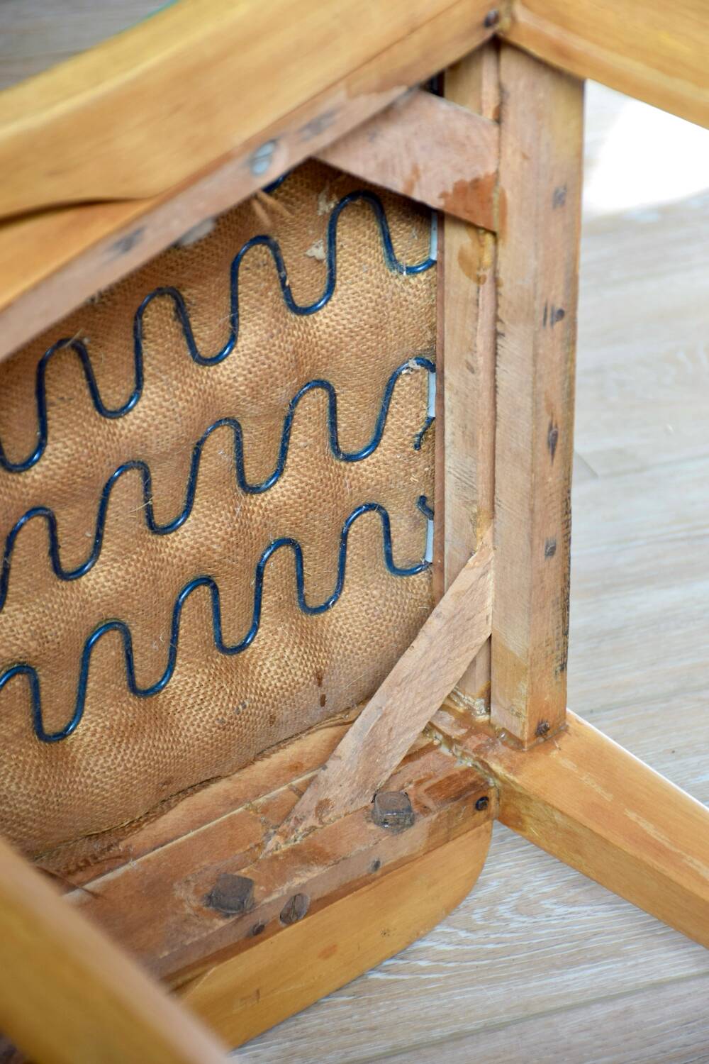 Chaise fauteuil bridge années 50