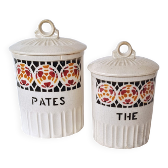 Lot de 2 boites à condiment