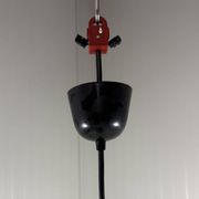 Peill & Putzler cone shaped glass hanging lamp, Germany