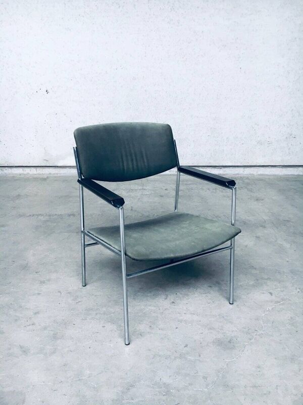 Mid-Century Modern Armchair by Gijs Van Der Sluis, Netherlands, 1960s