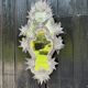 Venetian mirror with fretwork in colorless Murano glass circa 1880
