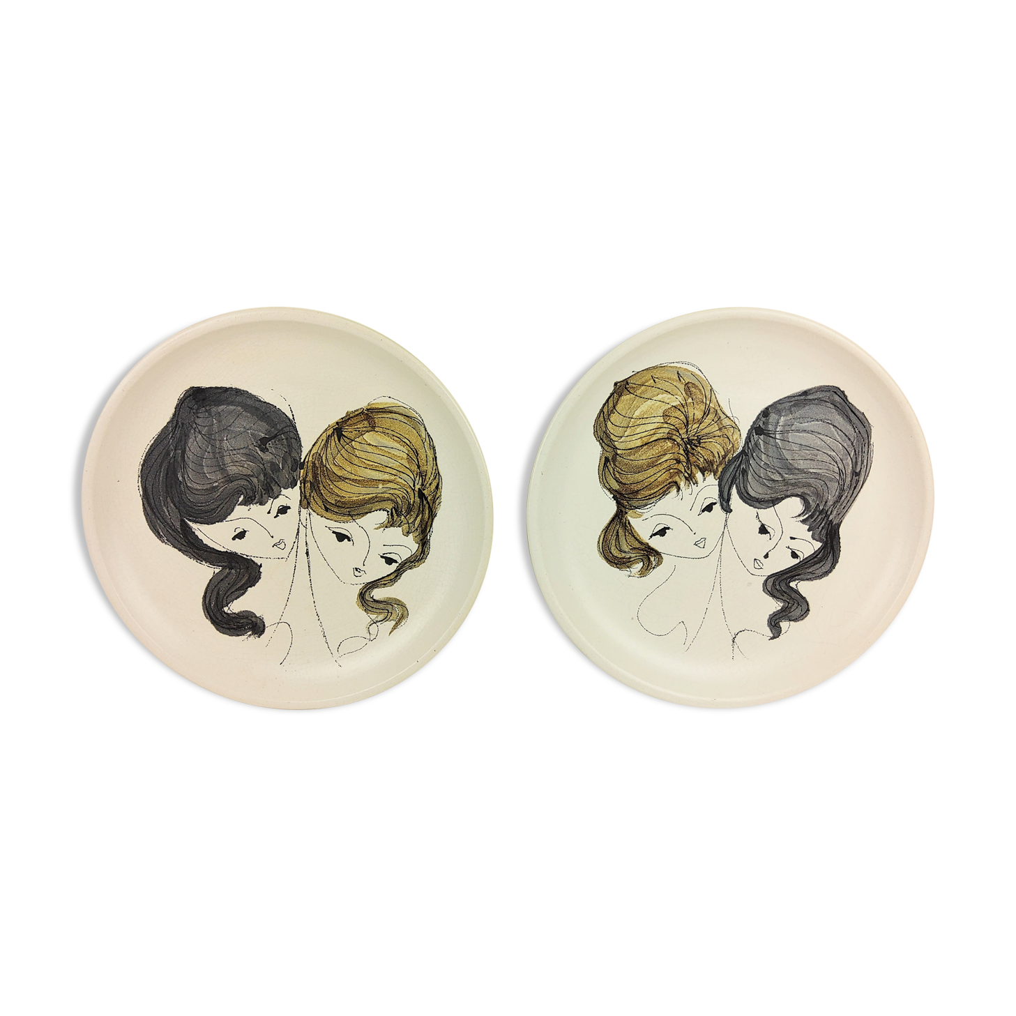 Plates Vallauris Le Brescon 1950