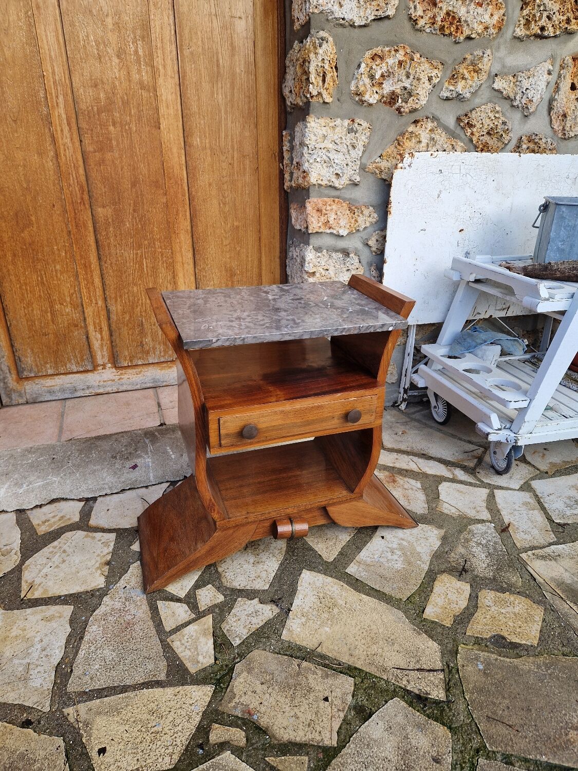 Art Deco bedside table