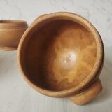 Vintage eared sandstone bowls