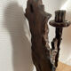 Wooden candlestick