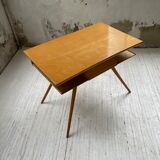 Vintage oak compass desk
