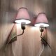Paire d'appliques design scandinave 1950.