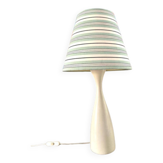 Lampe à poser läns ikea 1990 laqué blanc satiné