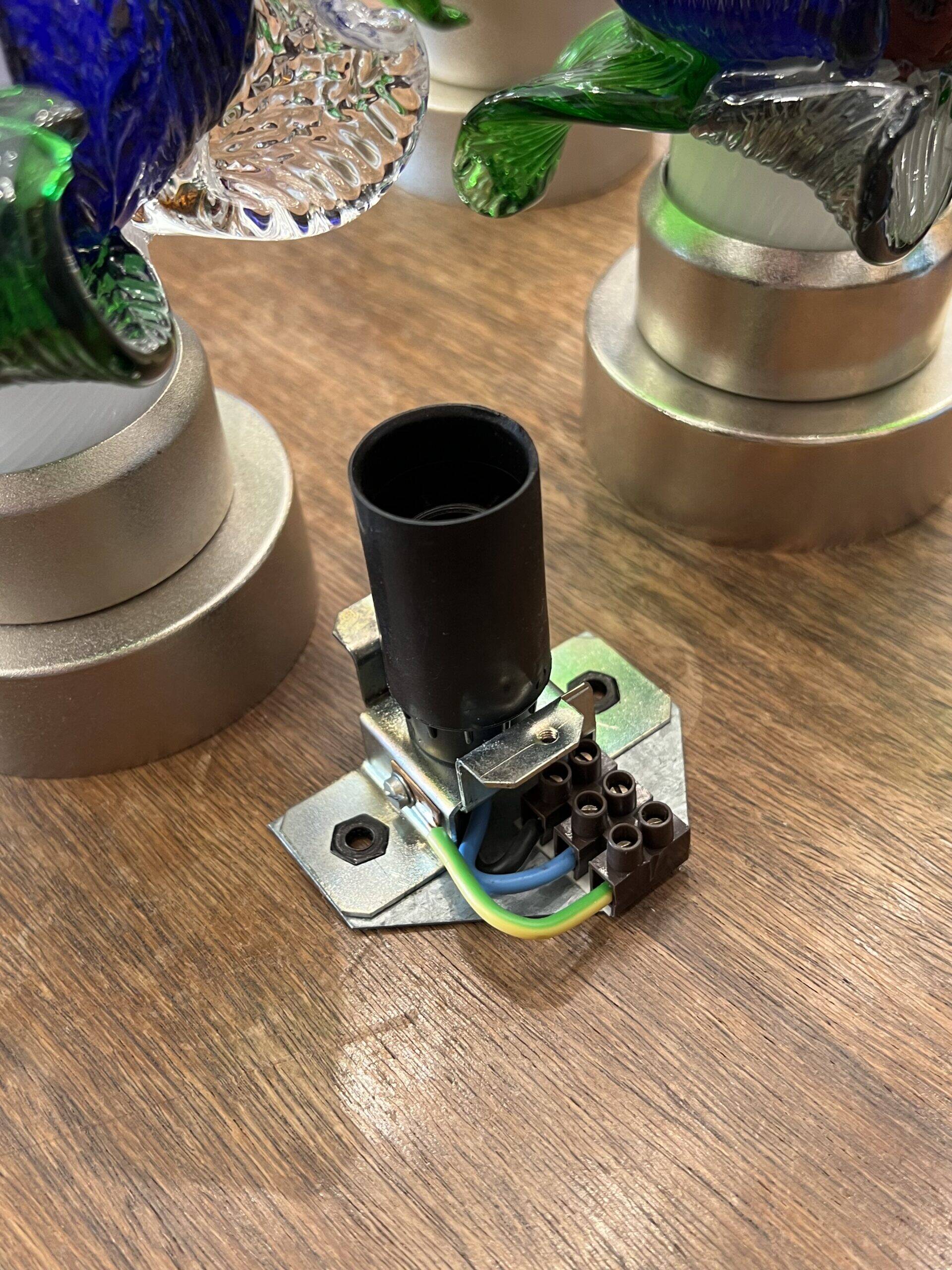 Rare series of 5 Murano Borek Sipek (1949-2016) flower-shaped sconces