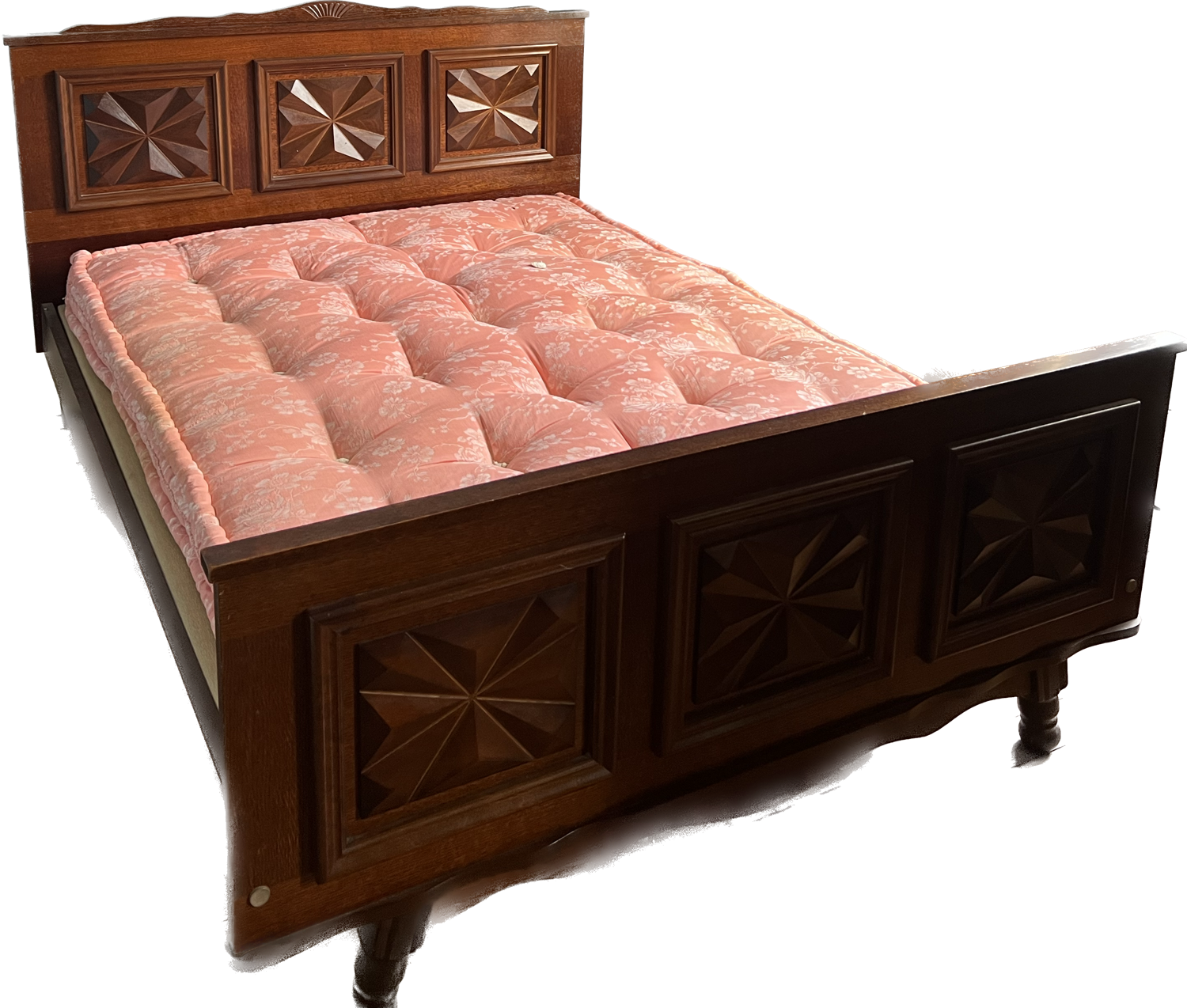 Double bed Louis XIII style
