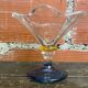 Set of 6 Ice Cream Bowls Design LA ROCHERE Coloured Glass France #D848